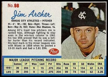 98 Jim Archer